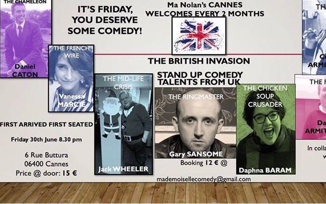 Cannes - British Invasion IV: Stand up comedy talents from UK
