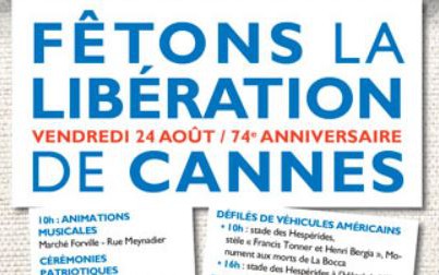 Cannes - 74e anniversaire de la Libération de Cannes