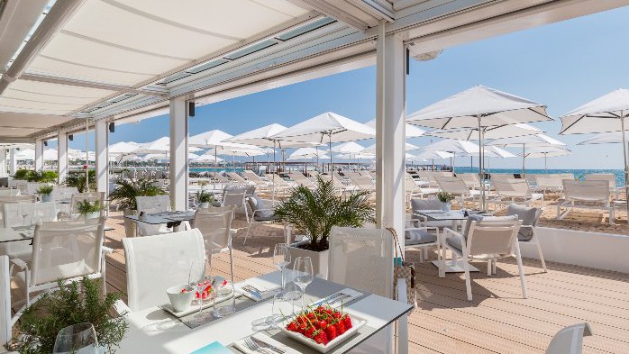 Cannes - Restaurant La Plage - Majestic Barrière